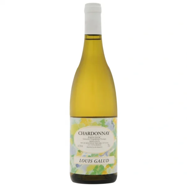 Вино Chardonnay Louis Galud белое полусладкое 0.75 л