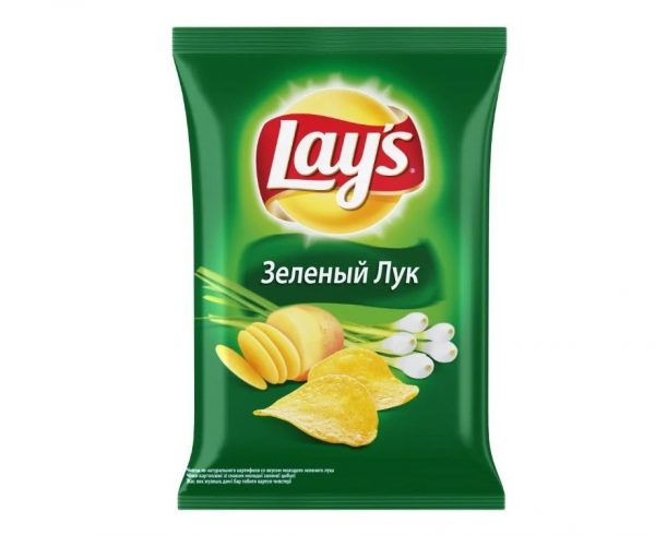 Чипсы Lays Зеленый Лук 80 г